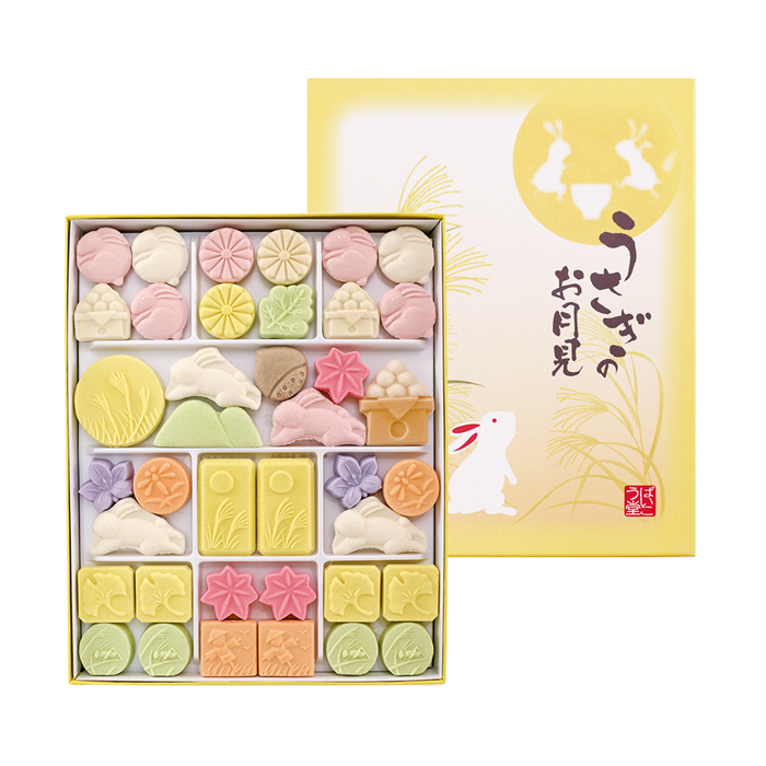 うさぎのお月見一段(名月)